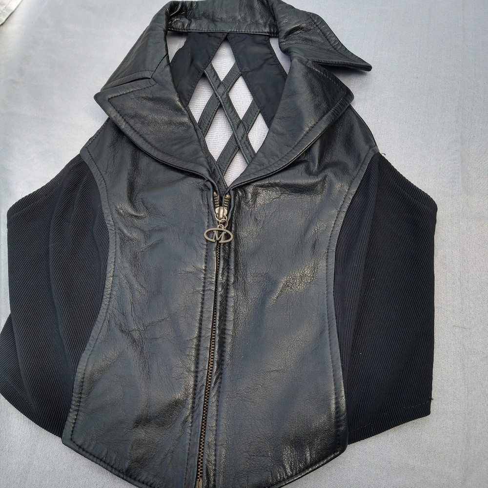 Leather vest